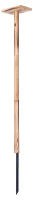 Zdjęcie produktu dla Woodygift Drewniany stojak do karmnika dla ptaków 125 cm opalany noga pod karmnik ogrodowy na balkon i działkę