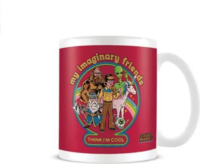 Produktbild von Steven Rhodes Tasse  My Imaginary Friends weiß Standard