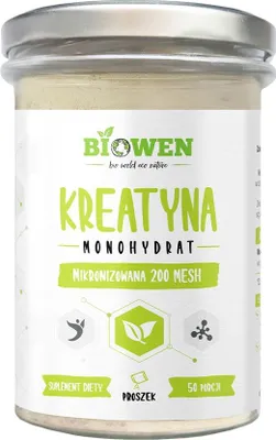 Image de POUDRE DE MONOHYDRATE DE CRÉATINE, SANS GLUTEN 250 g - HEMPKING (BIOWEN)