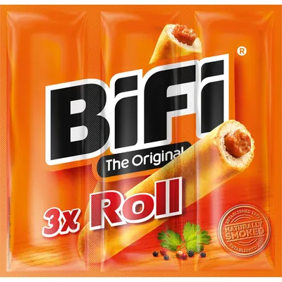 Obrázek produktu pro Bifi Roll Original s chutnou měkkou chlebovou polevou 3 kusy 135g