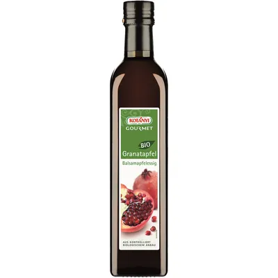 Immagine prodotto di Aceto di melograno biologico Kotanyi dolce aspro delicato fruttato 500ml