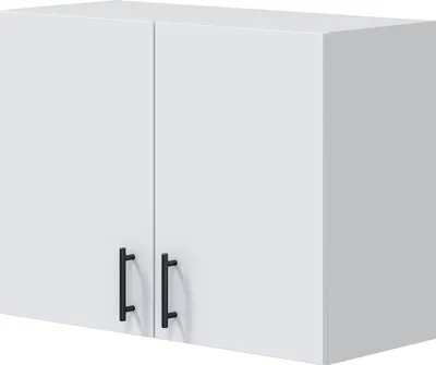 Immagine prodotto di Dmora Mobile Pensile Thyra 34x59h cm Bianco, Apertura Battente 2 Ante