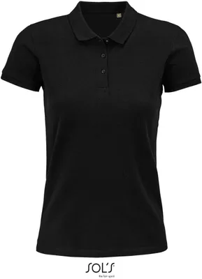 Produktbild von SOLs 03575 | Damen Polo, Planet Women Polo Shirt, 100% Baumwolle - Farbe: Black - Größe: M