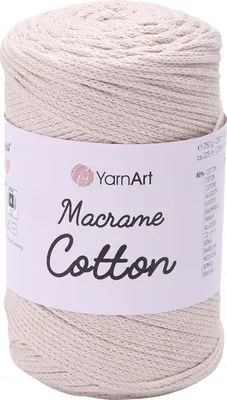 Produktbild von Yarn Art Macrame Baumwolle 2 mm 225 m 753 Schnur