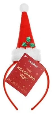 Imagen del producto de Gorro de Papá Noel, 11x26,5 cm, surtido