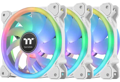 Produktbild von Thermaltake SWAFAN 12 RGB Radiator Fan TT Premium Edition White, Luftkühlung, 12 cm, 500 RPM, 2000 RPM, Weiß