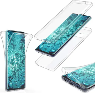 Produktbild von Hülle passend für Samsung Galaxy S22 5G | Komplettschutz Schutzhülle Tasche Schutz Case |360 Grad TPU Silikon Full Cover Transparent