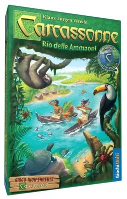 Image de Carcassonne: Rio delle Amazzoni (Édition italienne) – Jeu de société – Giochi Uniti – 2-5 joueurs – 8+