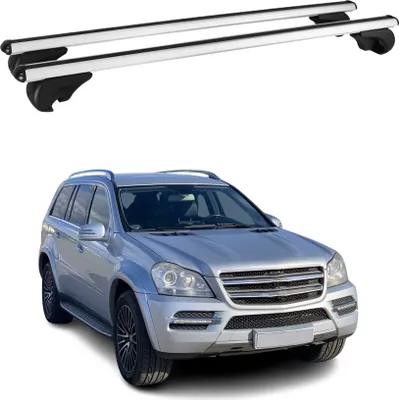 Produktbild von Dachträger Grundtäger für Mercedes GL Klasse X164 2006-2012 75kg Alu Silber 2x