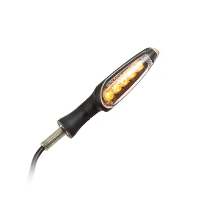 Immagine prodotto di KOSO indicatori universali per moto a LED illimitati, nero opaco Omologati E