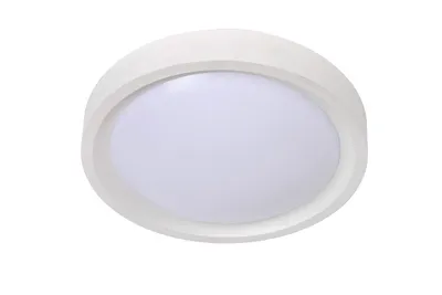 Produktbild von Lucide Deckenleuchte Ø33 cm, Dimmbar, für LED-Leuchtmittel, Schwarz oder Weiß