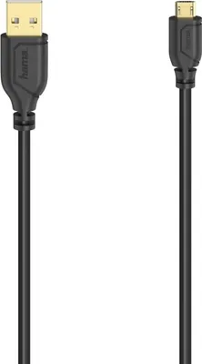 Image de Câble micro-USB "Flexi-Slim", USB 2.0, 480 Mbit/s, 0,75 m