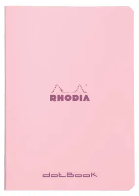 Produktbild von Rhodia Notizheft A5 punktkariert Rosa 80 Blätter