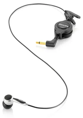 Produktbild von Philips LFH9162 In-Ear-Headset kabelgebunden 3,5-mm-Klinke Schwarz/Silber