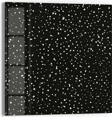 Produktbild von DEQORI Glasbild Echtglas 50x50 cm 'Nachtlichter Kontrast' Wandbild Bild modern Deko