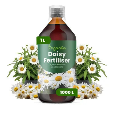 Obrázek produktu pro Sedmokráska Tekuté Hnojivo 1 L – 2-1-8 NPK – Pro Kvetoucí Rostliny – Pro Zdravé Listy & Bujné Květy – Podporuje Kořeny & Vitalitu – Organifer