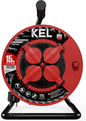 Produktbild von Kabeltrommel 15 m 4× 230 V Schuko 3×1,5 H05RR-F Professional Line