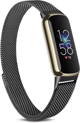 Image de CHPN – Bracelet compatible avec Fitbit Inspire/Inspire 2/Inspire HR – Bracelet Milanese pour Fitbit – Taille S – Noir – Bracelet Fitbit élégant – Milanese