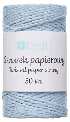 Obrázok produktu pre Sznurek Papierowy Skręcany Niebieski 50 m