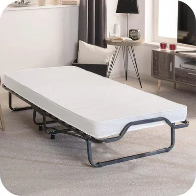 Produktbild von Famanu Klappbett 90 x 200 cm - Komfortables Faltbett inkl. dickem Matratze und Schutzhülle