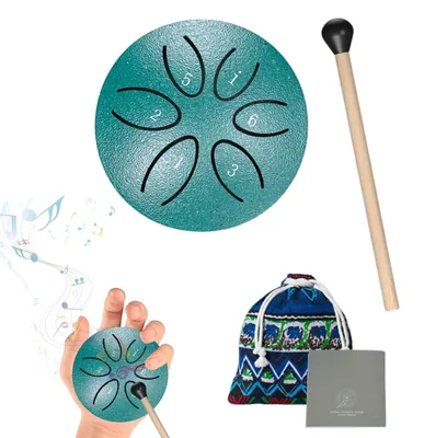Produktbild von Handpan Stahltongtrommel 6 Töne - Wasserfest - Modellnummer 984981178184266848