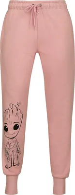Produktbild von Guardians Of The Galaxy Trainingshose Damen I Am Groot altrosa L