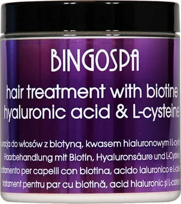 Immagine prodotto di Trattamento per capelli Bingospa con biotina e acido ialuronico