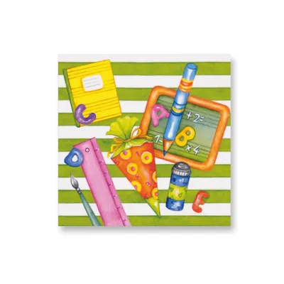 Produktbild von Roth Serviette 33x33 cm Schulmix