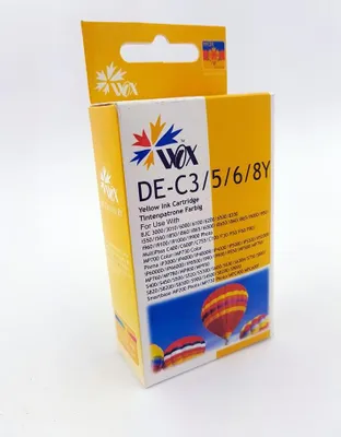 Produktbild von Wox Gelb Canon BCI3EY / BCI6EY Tintenersatz 4482A002