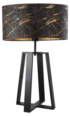 Zdjęcie produktu dla Lampka nocna na biurko lampa biurkowa LED z abażurem walec 40cm WENIS