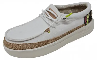 Produktbild von Fusion Leinenschuh Weiß in Gr. 42