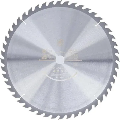 Image de Lame de Scie Circulaire Métal Dur 400 x 30 x 3,4 mm - 48 Dents - Précision et Durabilité - D-Work