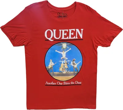 Produktbild von Queen - "Another One Bites The Dust" T-Shirt für Herren/Damen Uni RO3335 (M) (Rot)