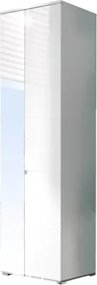Obrázek produktu pro Kondela Předsíňová skříň Space - bílý vysoký lesk