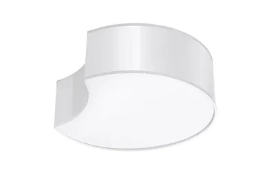 Zdjęcie produktu dla Plafon okrągły CIRCLE biały 2xE27x40W tworzywo sztuczne wym:11,5x32x35cm IP20 Sollux Lighting