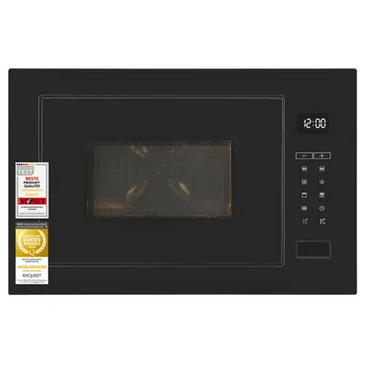 Produktbild von Exquisit Einbau-Mikrowelle EMW525-G-020 | 25 l Volumen | Mikrowelle 900 W, Grill 1200 W, 8 Automatikprogramme, Kombi-Funktion