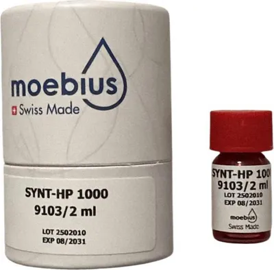 Zdjęcie produktu dla Moebius Synt-HP 1000 9103 specjalny czerwony olej syntetyczny 2 ml