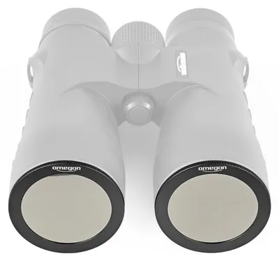 Immagine prodotto di Filtro solare Omegon da 50 mm per binocoli e ZWO Seestar S50 (set da 2)