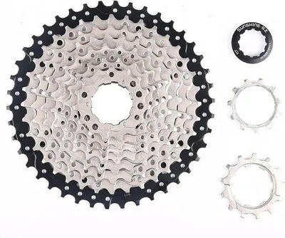 Productafbeelding van Famanu cassette met 10 versnellingen, 11-42 tanden - geschikt voor mountainbikes, racefietsen en vouwfietsen