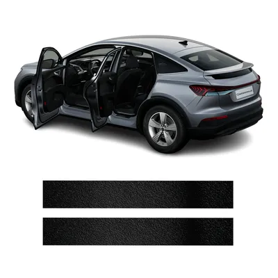 Image de Protection anti-rayures pour percuteur automobile, universel, noir, 70 x 400 mm