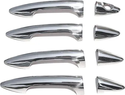 Obrázek produktu pro Krytky klik dveří pro Hyundai Accent 2010-2017 4-dveřové z nerezové oceli 8x