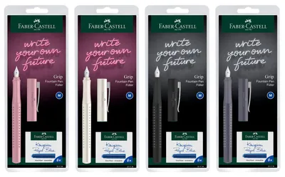 Produktbild von Faber Castell Füller Grip 2010 sortiert Feder M Blister