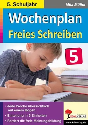 Immagine prodotto di Wochenplan Freies Schreiben / Klasse 5