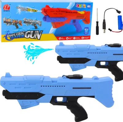 Immagine prodotto di Fucile elettrico ad acqua blu portata 10m