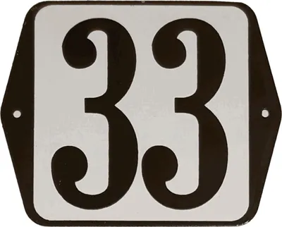 Produktbild von Hausnummer 33