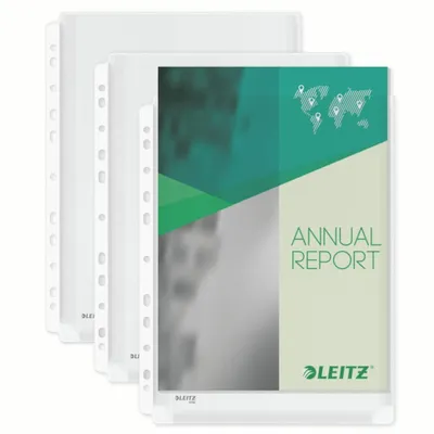 Produktbild von Leitz 47563003, 210 x 297 mm (A4), Transparent, Polyvinylchlorid (PVC), 0,17 mm, 234 mm, 315 mm