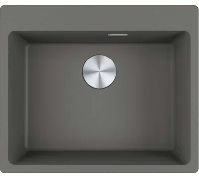 Productafbeelding van Franke Maris Inbouwspoelbak, Fragranit wasbak MRG 610-54 A, steingrijs, handbediening, vanaf 60 cm, artikelnummer 114.0658.