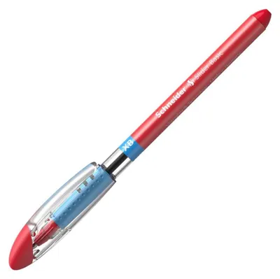 Productafbeelding van Schneider 151202 Kugelschreiber Slider Basic - XB, rood