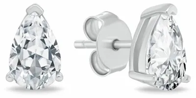 Produktbild von Funkelnde Tropfenohrringe aus Silber EA1185W