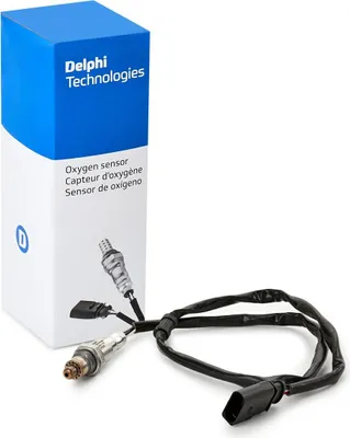 Produktbild von DELPHI Lambdasonde für VW Polo Schrägheck (6R1, 6C1) nach-Kat Beheizt 665mm ES21193-12B1